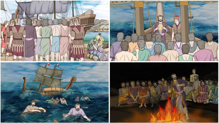 เปาโลเดินทางไปยังกรุงโรม